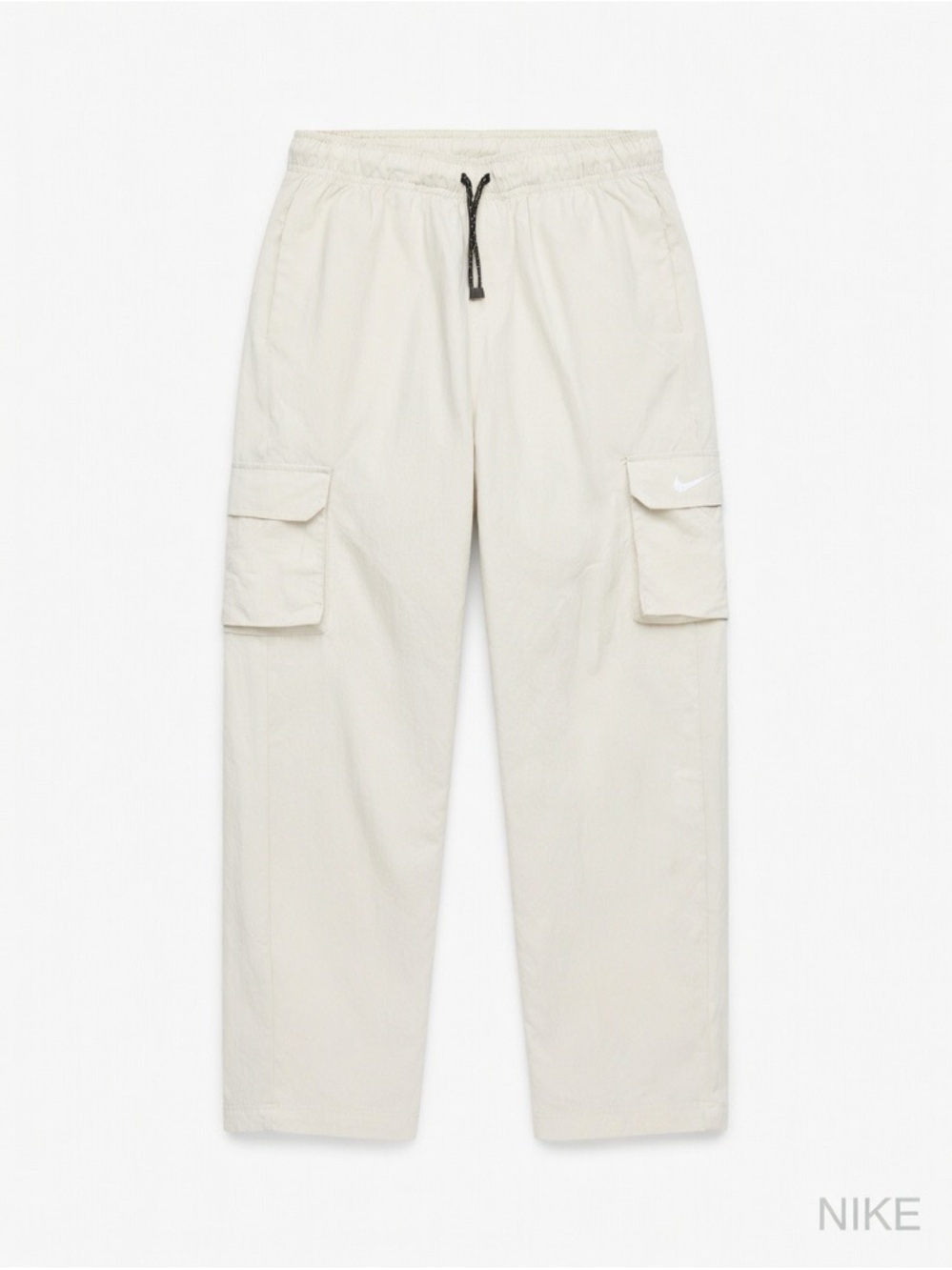 Nike Women’s Cream Cargo Pants with Drawstring Waist